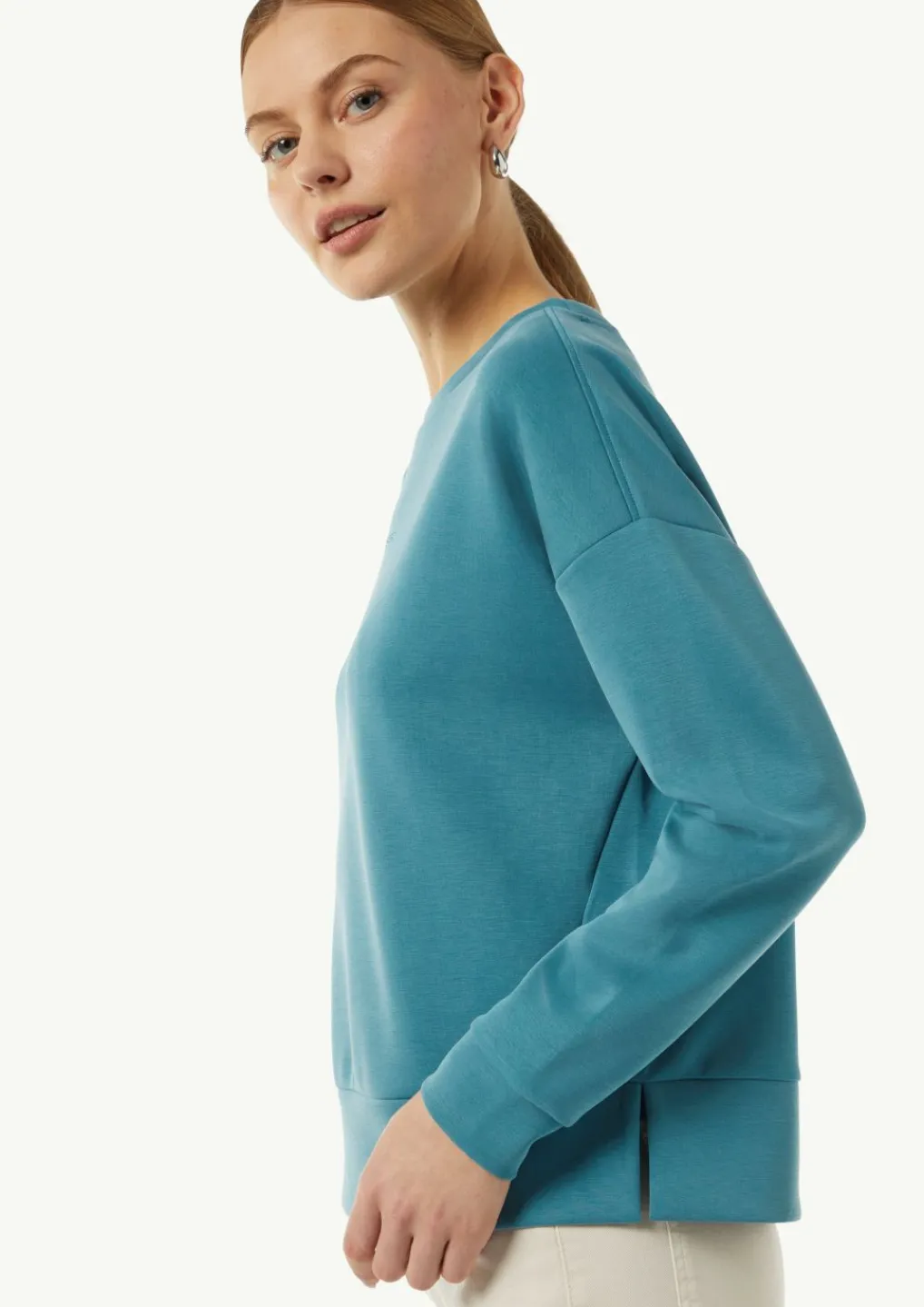 Sweatshirt mit Schmucksteinen-Comma Sale