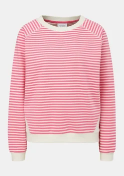 Sweatshirt mit Streifenmuster-Comma Online
