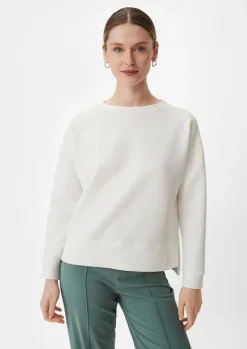 Sweatshirt mit Strukturmuster-Comma Online