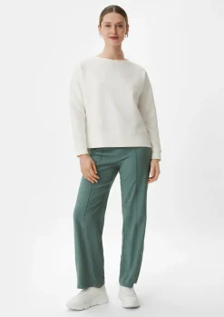Sweatshirt mit Strukturmuster-Comma Online