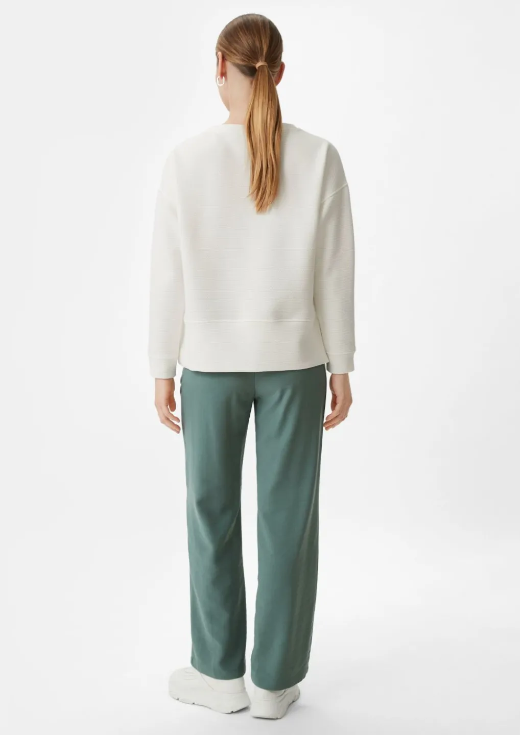 Sweatshirt mit Strukturmuster-Comma Online
