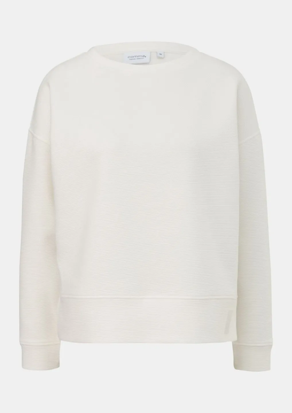 Sweatshirt mit Strukturmuster-Comma Online