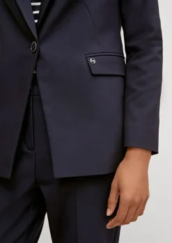 Taillierter Blazer in Baumwollmix-Comma Hot