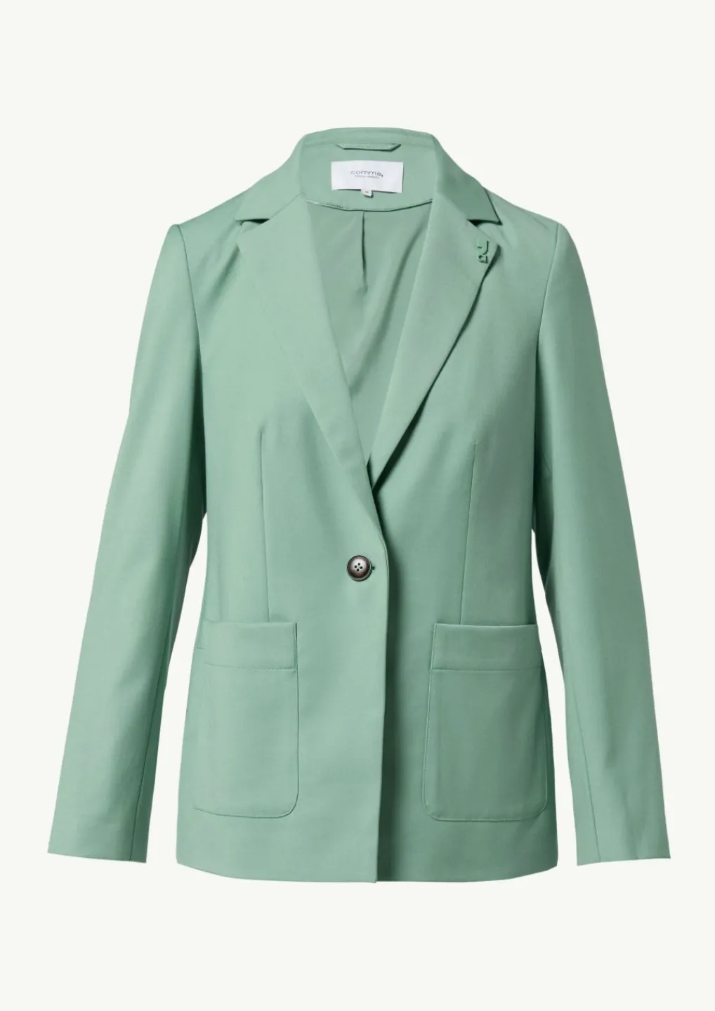 Taillierter Blazer mit abnehmbarem Logo-Pin-Comma Discount