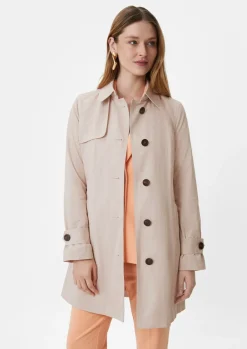 Taillierter Trenchcoat mit Bindegürtel-Comma Online