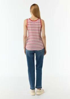 Tanktop mit Streifenmuster-Comma Fashion