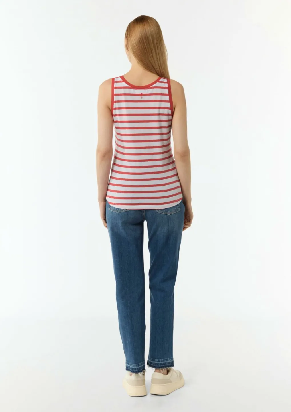 Tanktop mit Streifenmuster-Comma Fashion