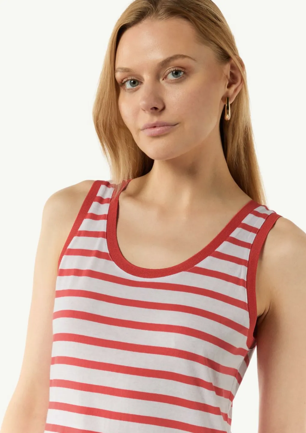 Tanktop mit Streifenmuster-Comma Fashion