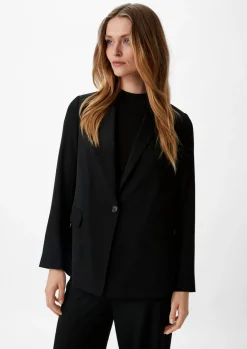 Travel-Blazer mit Seitenschlitzen-Comma Outlet