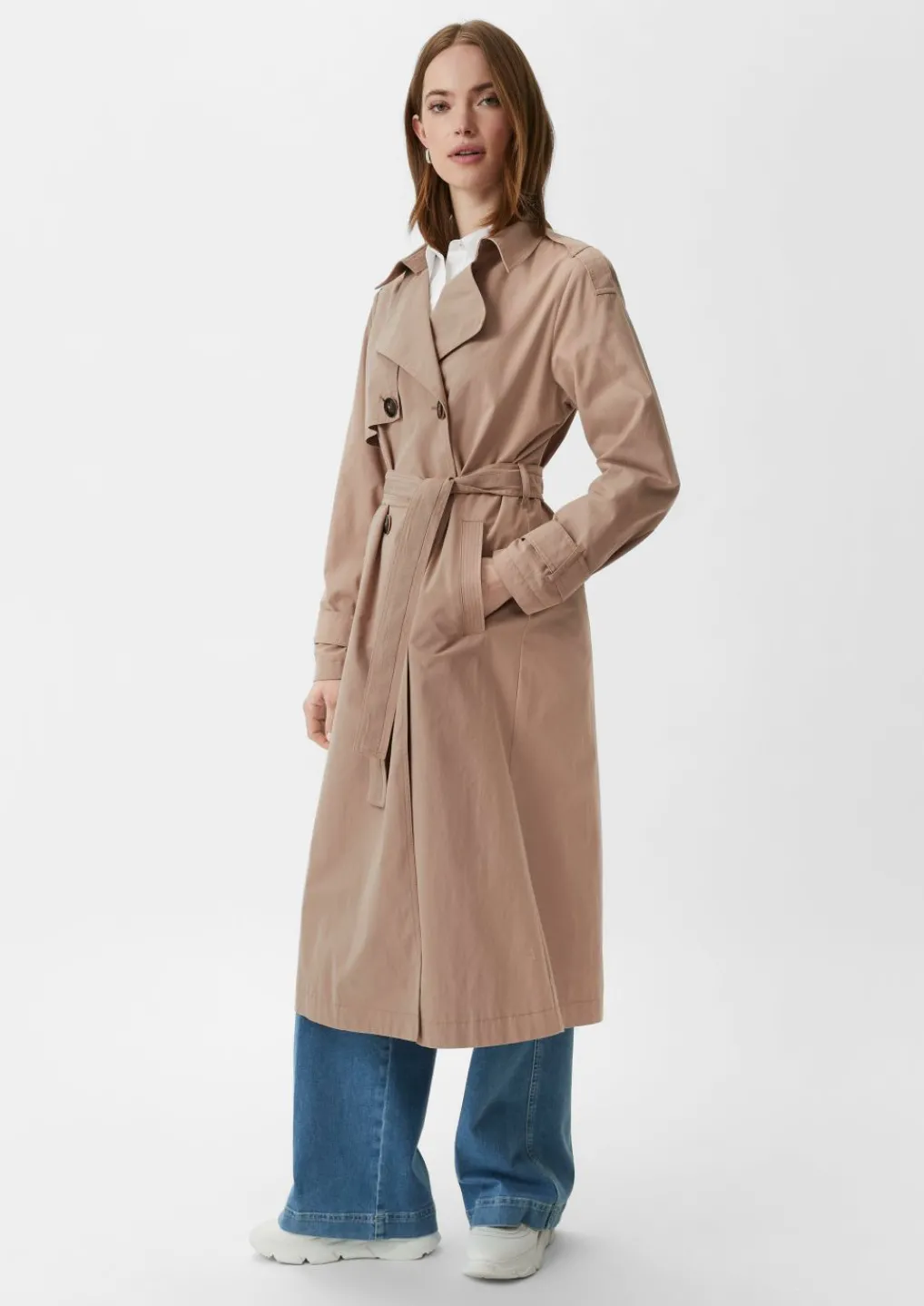 Trenchcoat mit Bindegürtel-Comma Online