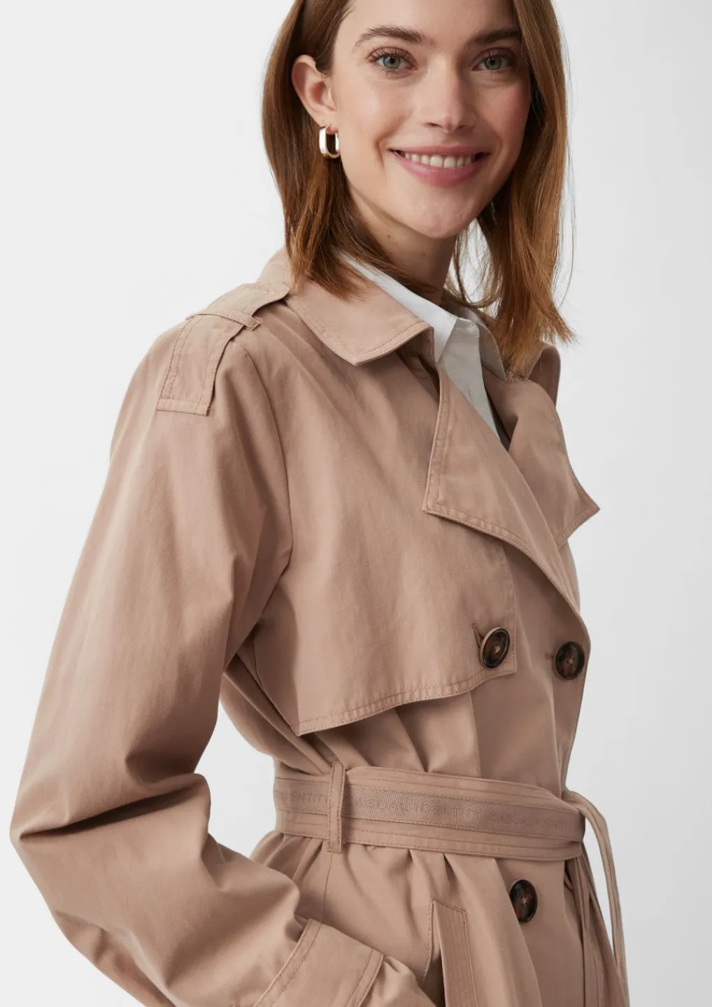 Trenchcoat mit Bindegürtel-Comma Online