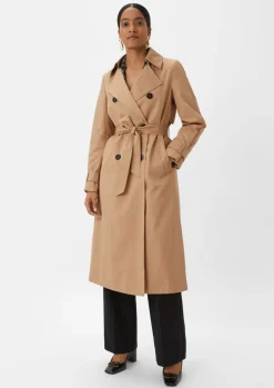 Trenchcoat mit Bindegürtel-Comma Discount