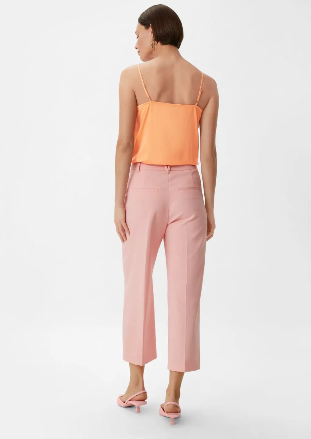 Trägertop aus Satin-Comma Outlet