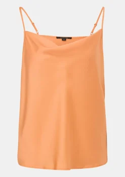 Trägertop aus Satin-Comma Outlet