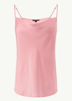 Trägertop aus Satin-Comma Clearance