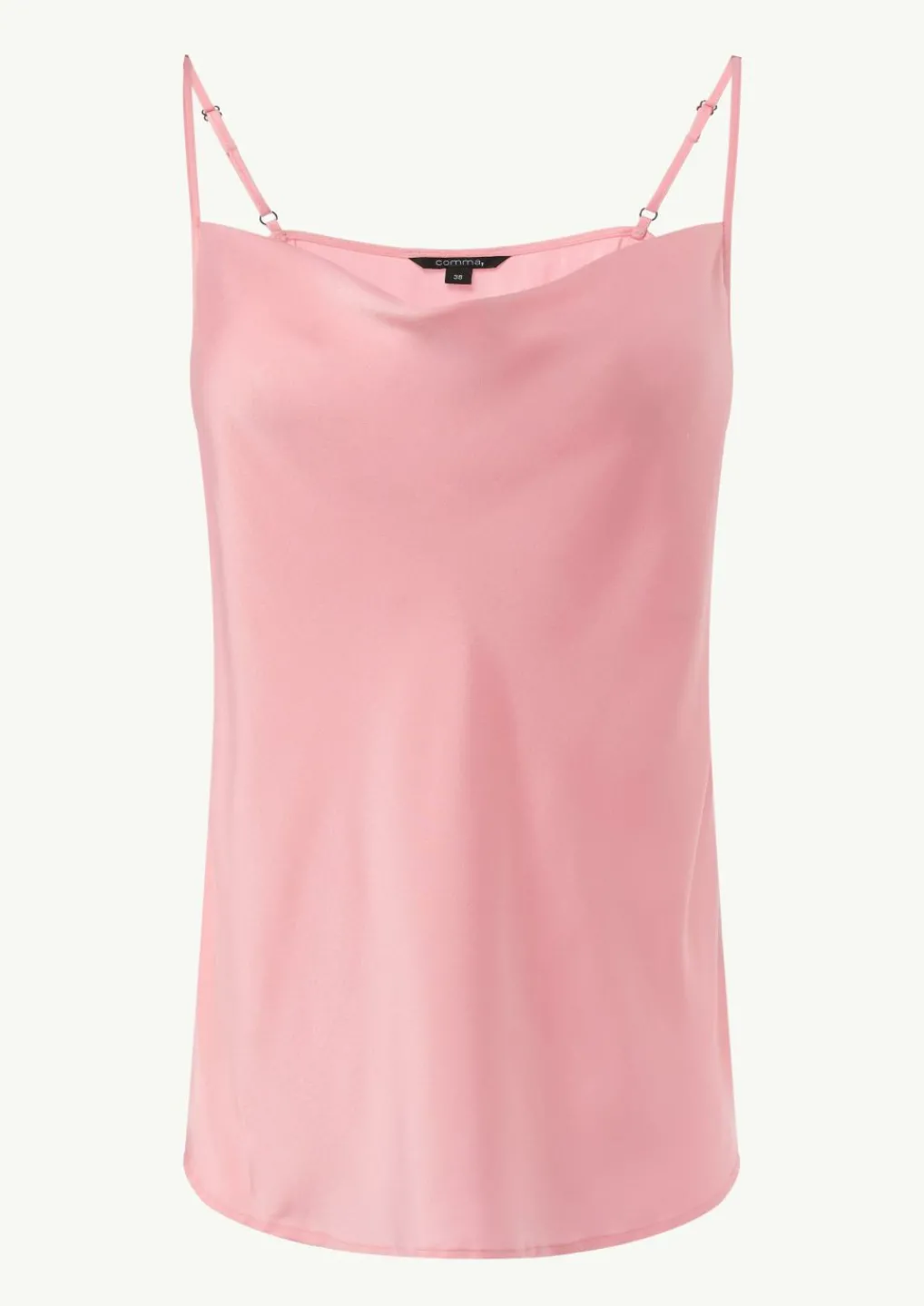 Trägertop aus Satin-Comma Clearance