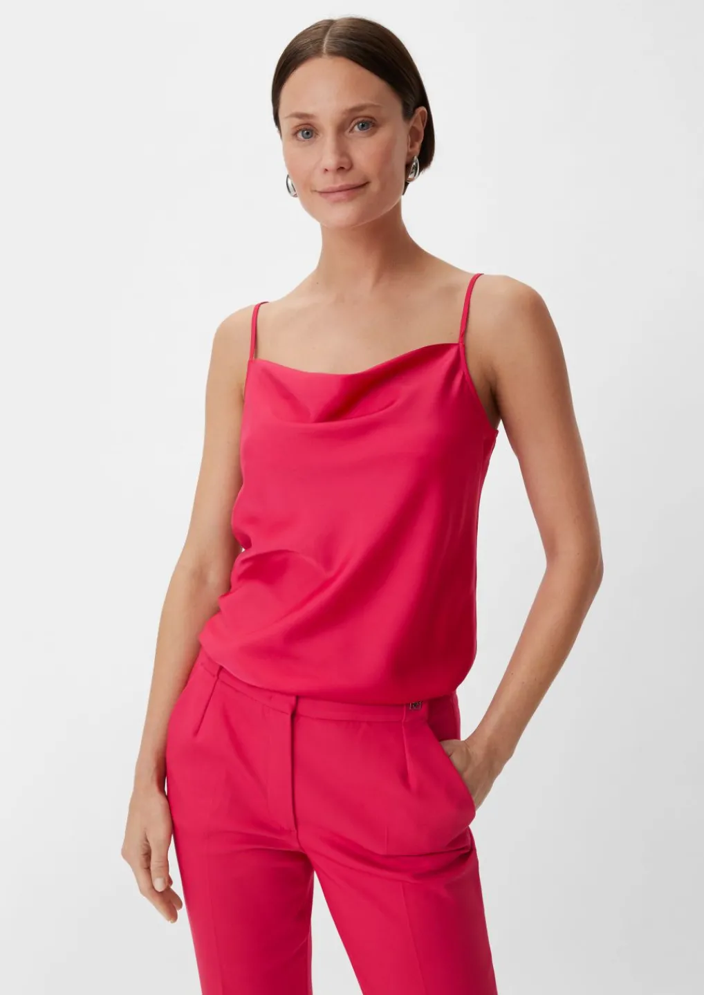 Trägertop aus Satin-Comma Online