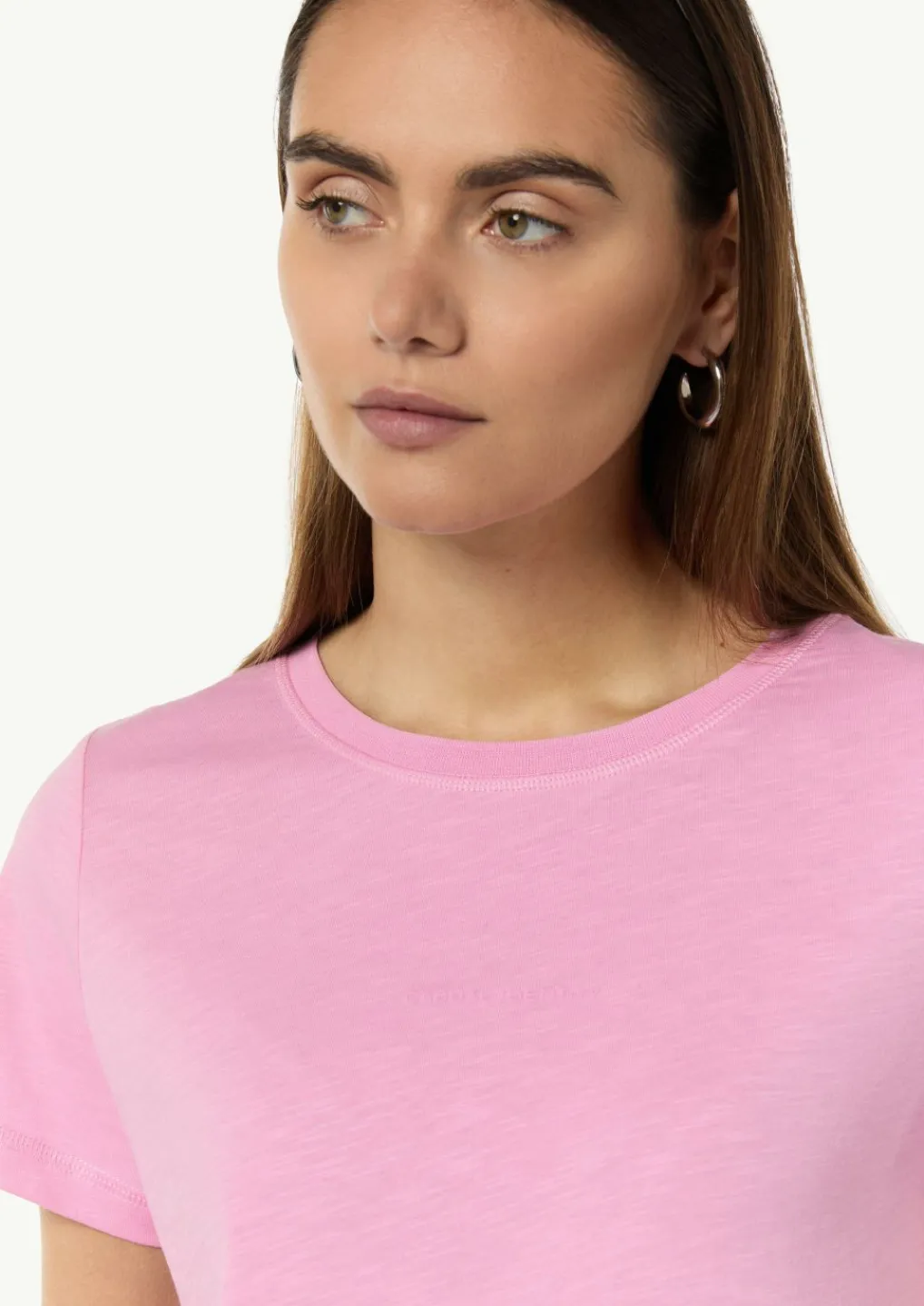 T-Shirt aus Baumwolle mit Print-Detail-Comma Best