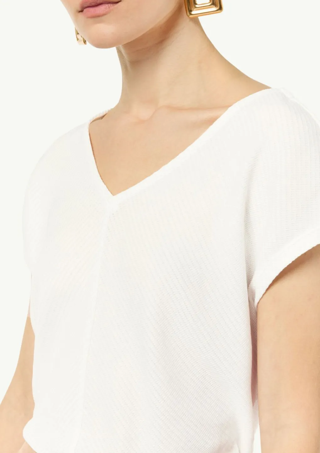 T-Shirt aus Baumwollmix-Comma Clearance