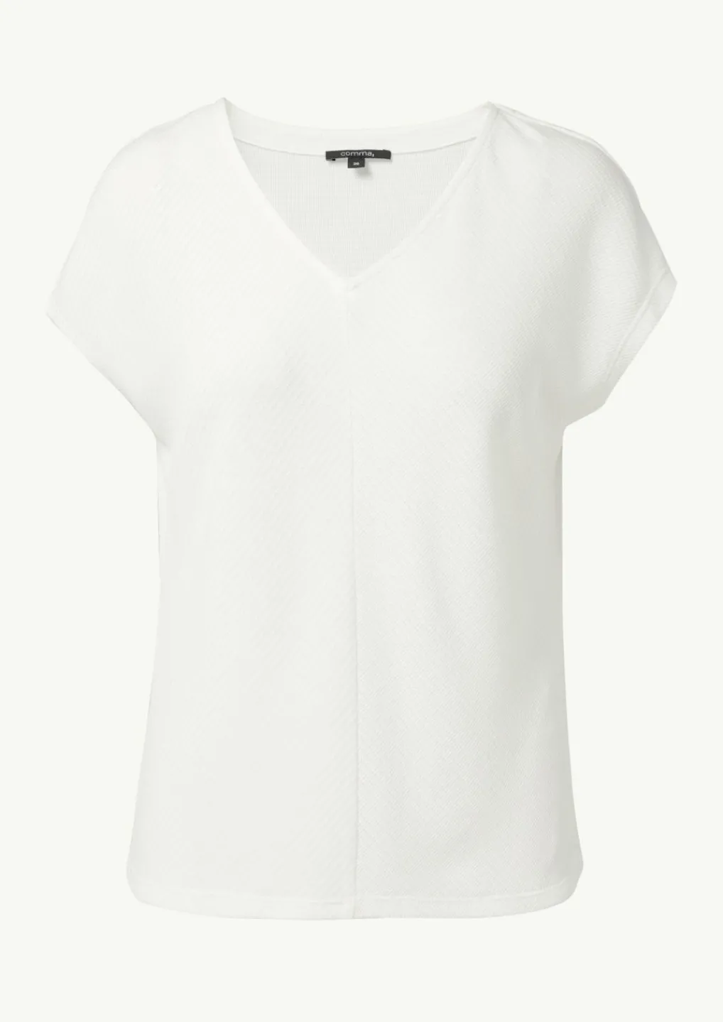 T-Shirt aus Baumwollmix-Comma Clearance