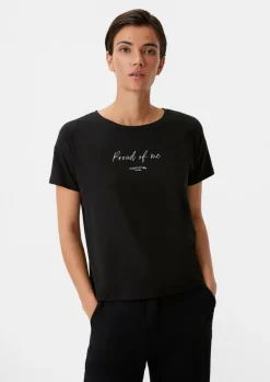 T-Shirt aus Baumwollmix-Comma Outlet