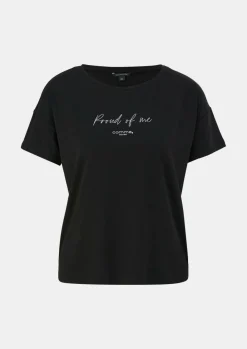 T-Shirt aus Baumwollmix-Comma Outlet