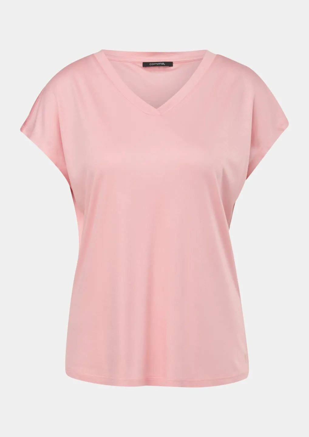 T-Shirt aus fließender Viskose-Comma Best