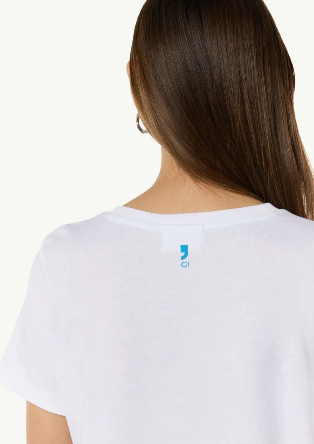 T-Shirt aus Jersey mit Frontprint-Comma Outlet