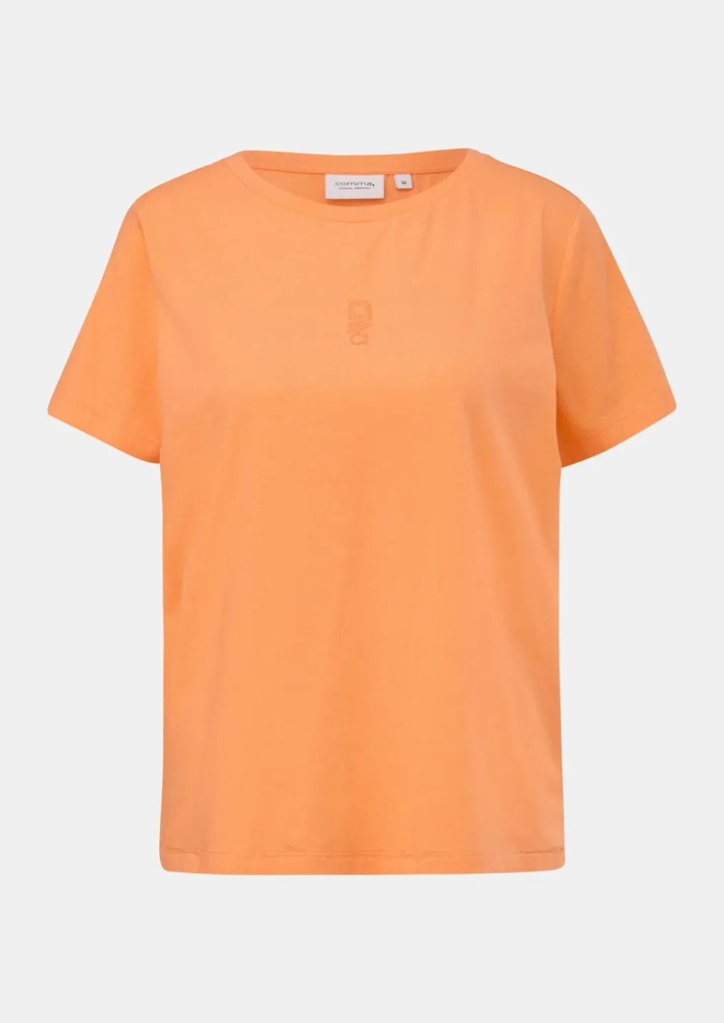 T-Shirt aus Modalmix mit Print-Detail-Comma Discount