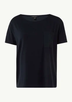 T-Shirt aus Satin-Comma Fashion