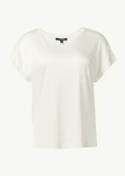 T-Shirt aus Viskose-Jersey-Comma Sale