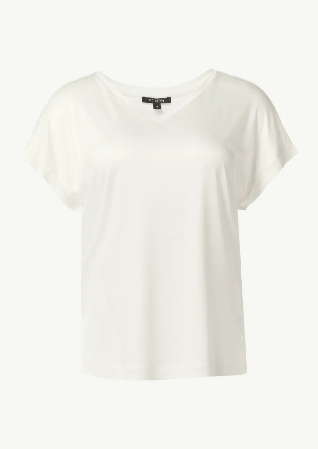 T-Shirt aus Viskose-Jersey-Comma Sale