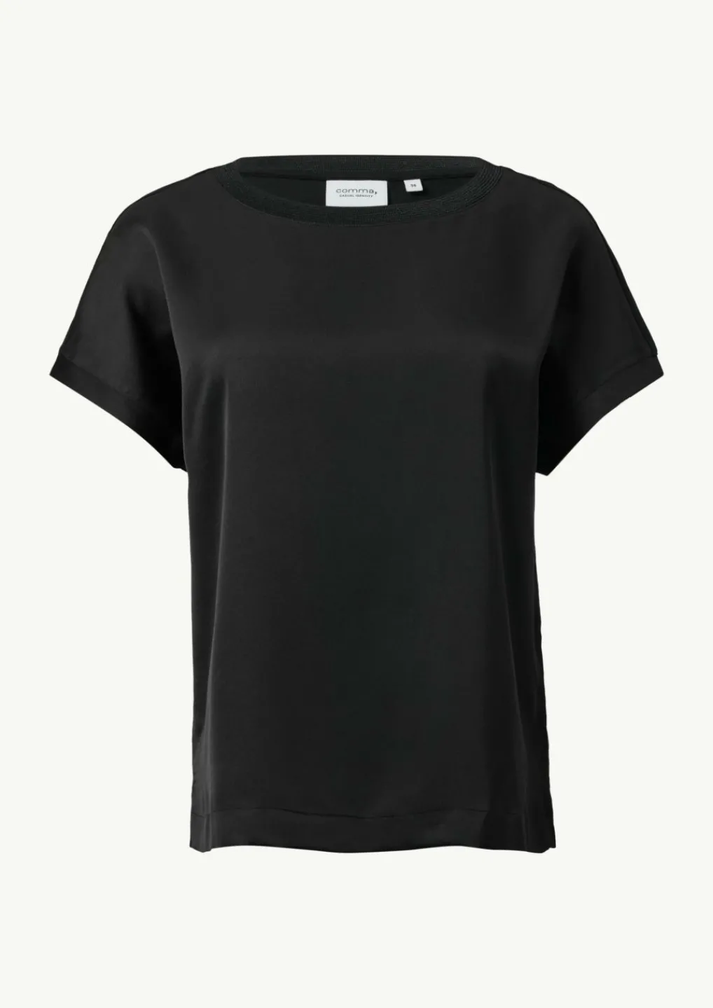 T-Shirt im Fabricmix-Comma New