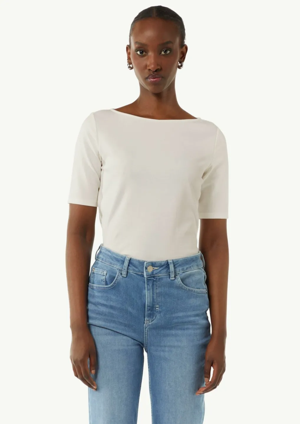 T-Shirt im Slim Fit-Comma Discount
