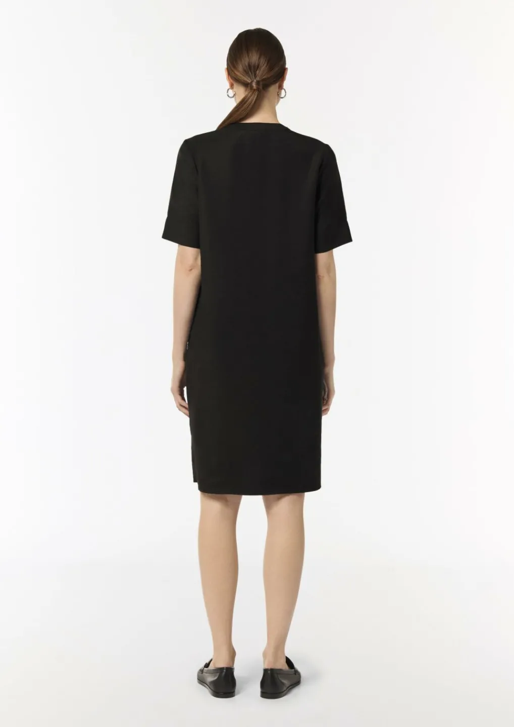 T-Shirt-Kleid mit Stehkragen-Comma Online