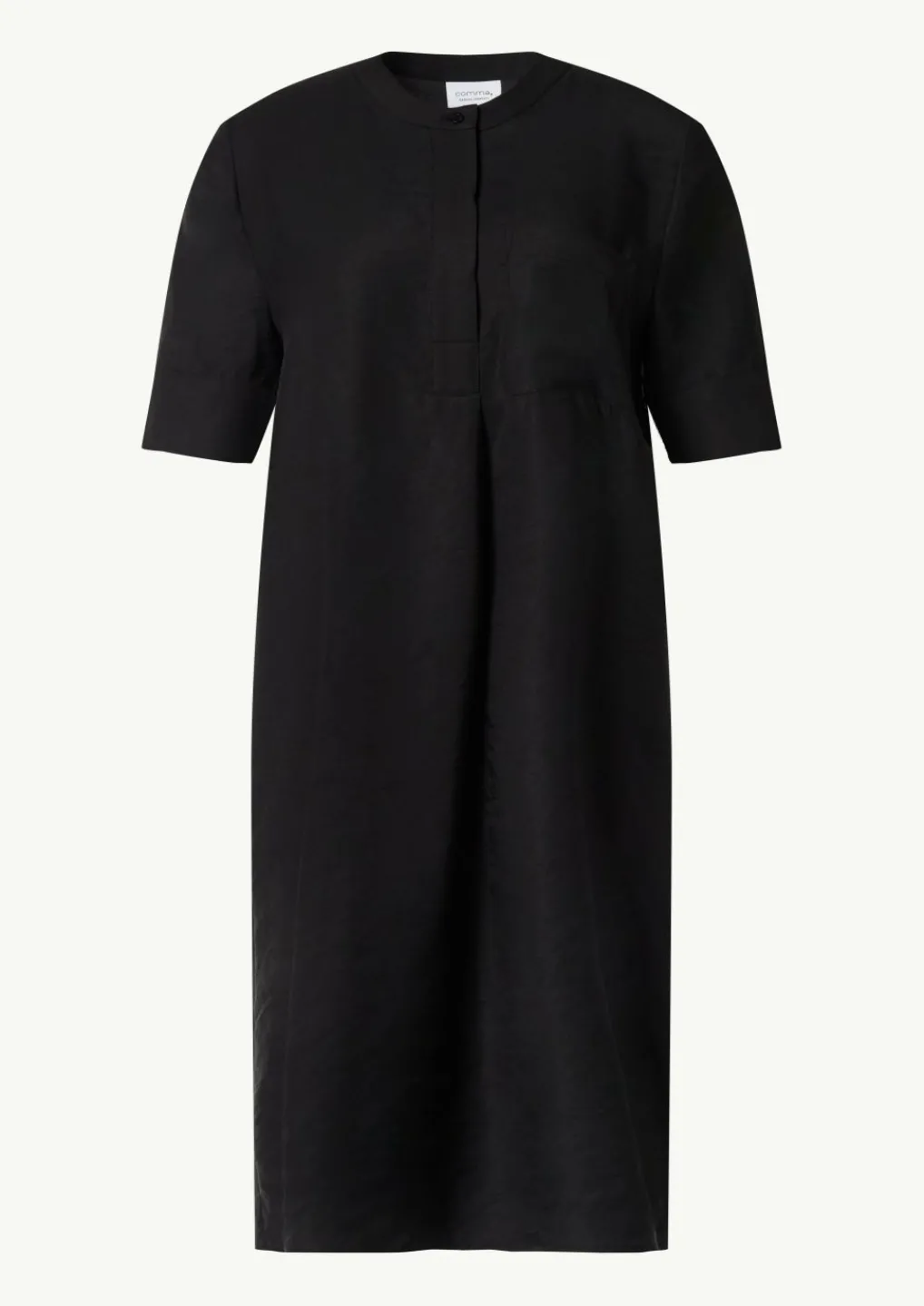 T-Shirt-Kleid mit Stehkragen-Comma Online