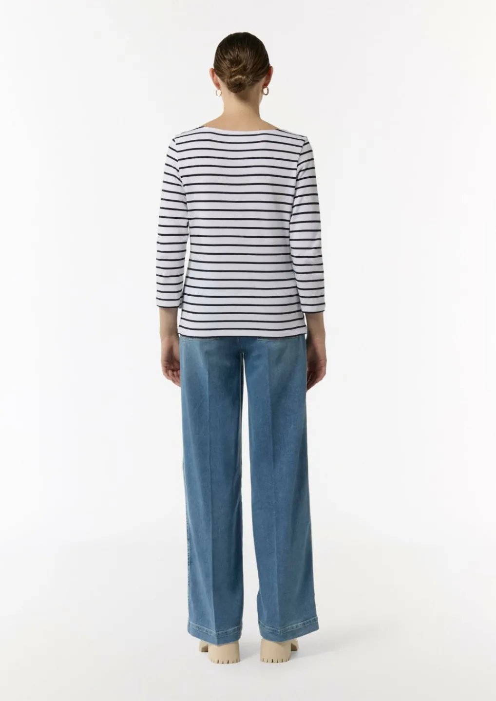 T-Shirt mit 3/4-Arm-Comma Fashion
