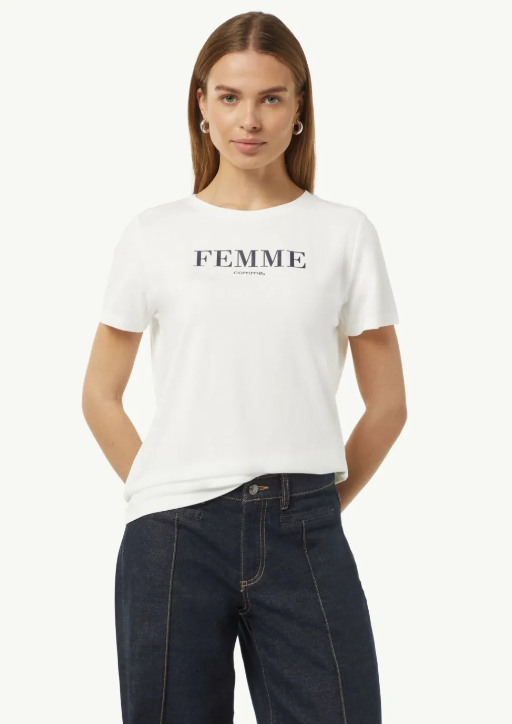 T-Shirt mit Artwork-Comma Online