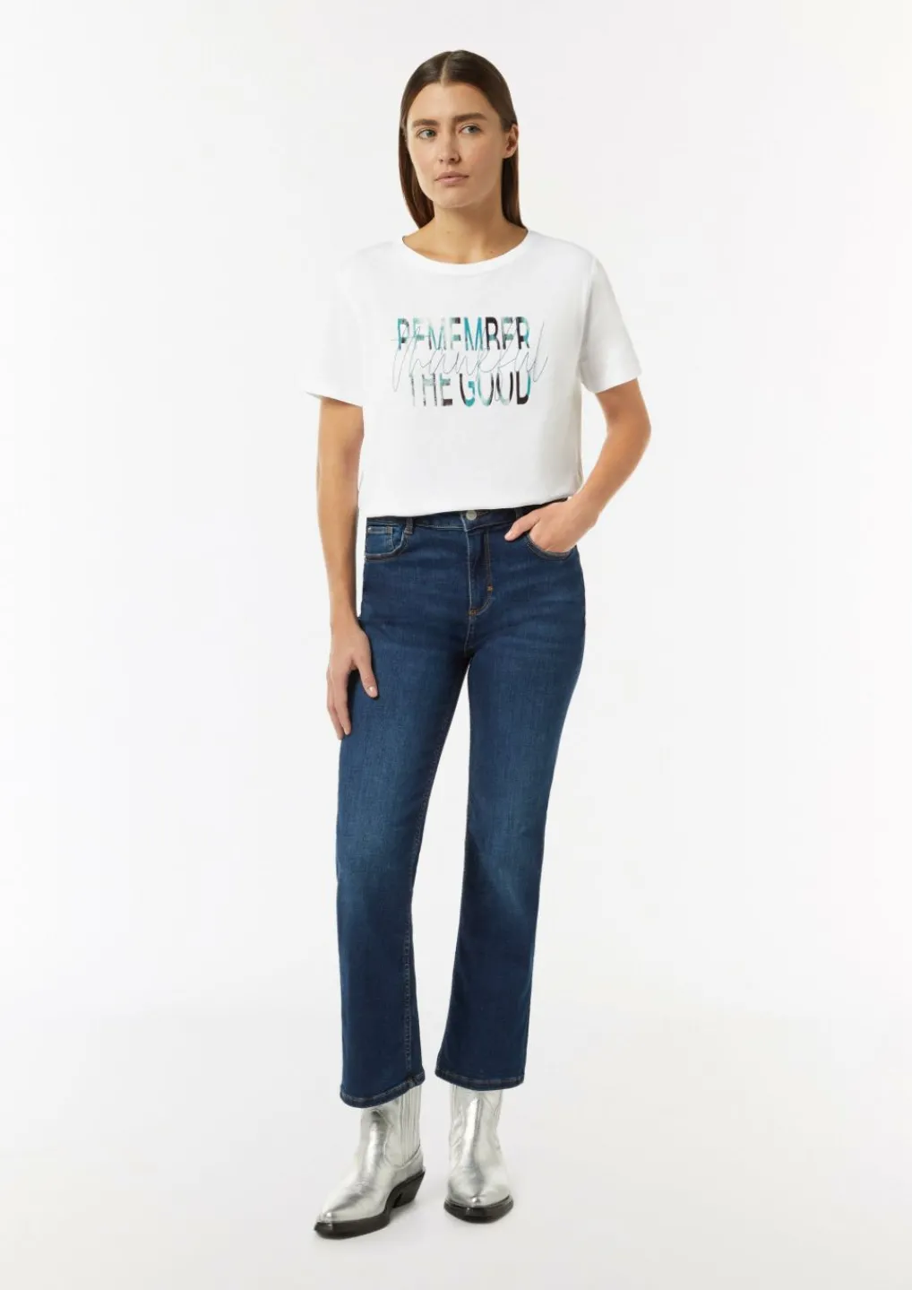 T-Shirt mit Artwork-Comma Discount