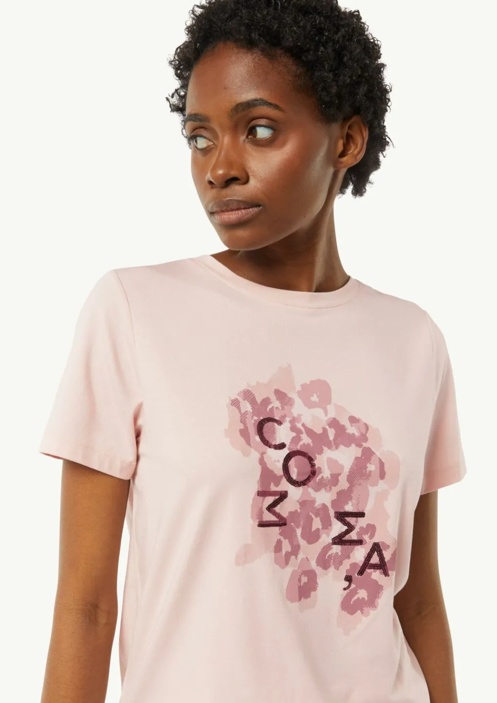T-Shirt mit Artwork-Comma Discount