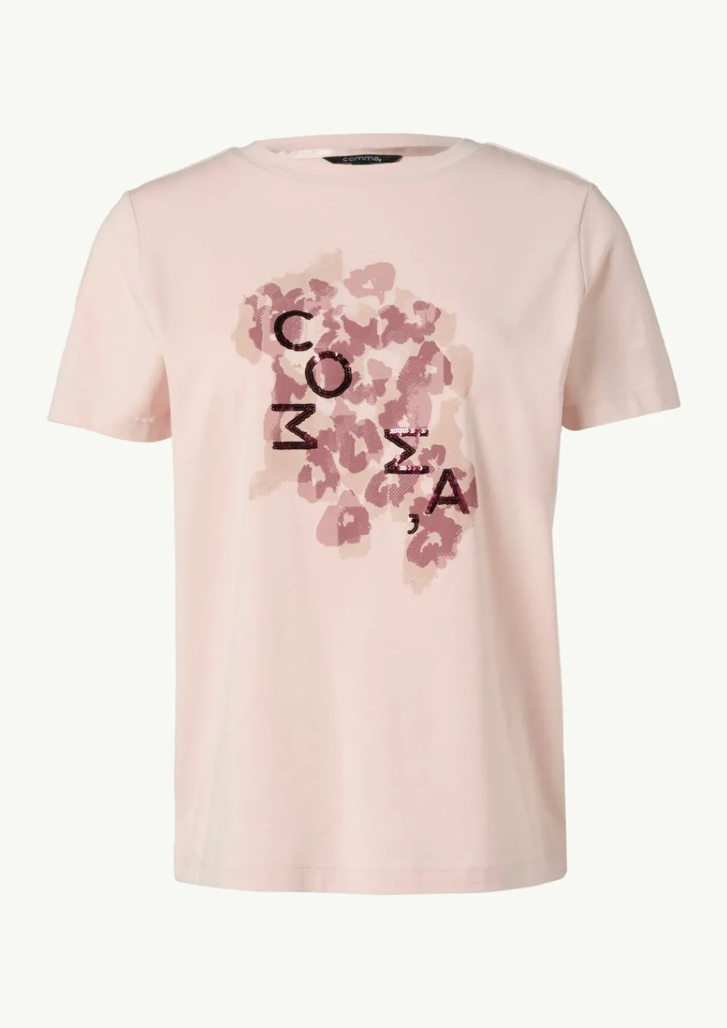 T-Shirt mit Artwork-Comma Discount