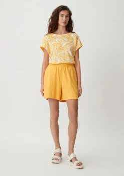 T-Shirt mit überschnittenen Schultern-Comma Outlet