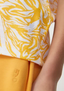T-Shirt mit überschnittenen Schultern-Comma Outlet