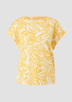 T-Shirt mit überschnittenen Schultern-Comma Outlet