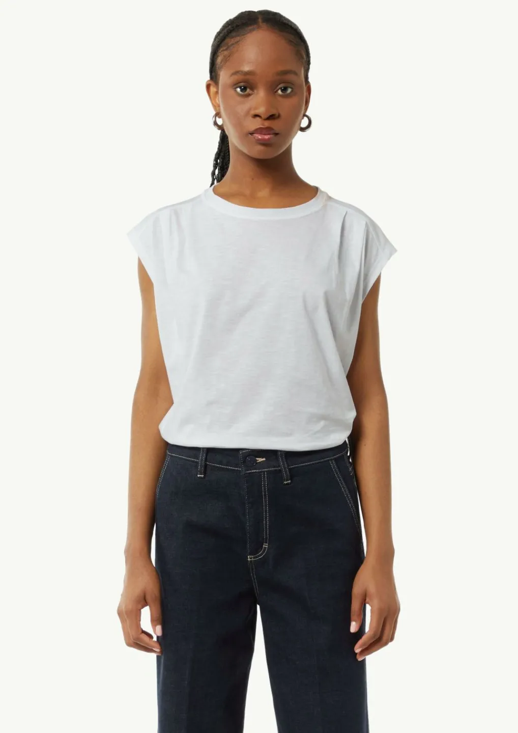 T-Shirt mit überschnittenen Schultern-Comma Best