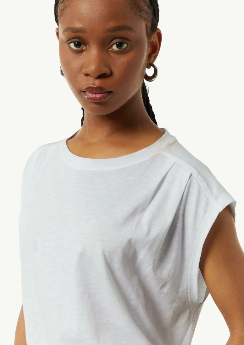 T-Shirt mit überschnittenen Schultern-Comma Best