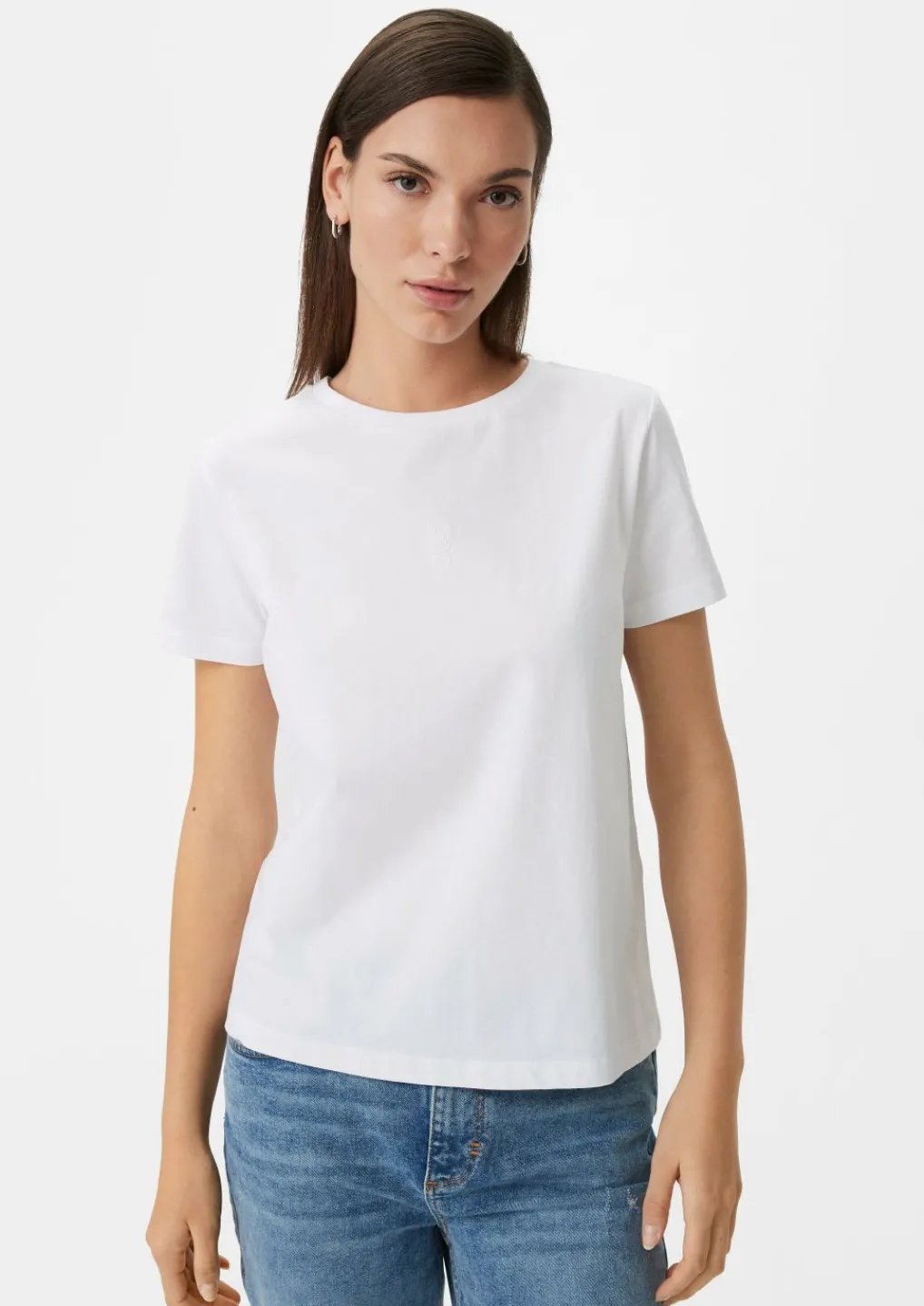 T-Shirt mit Frontprint-Comma New