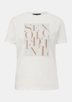 T-Shirt mit Frontprint-Comma Hot