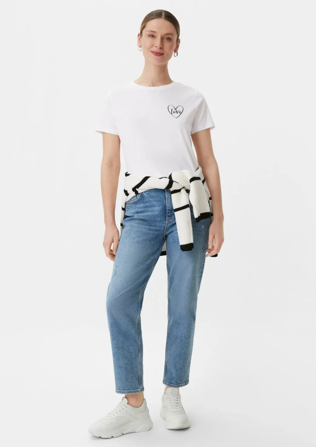 T-Shirt mit Frontprint-Comma Clearance