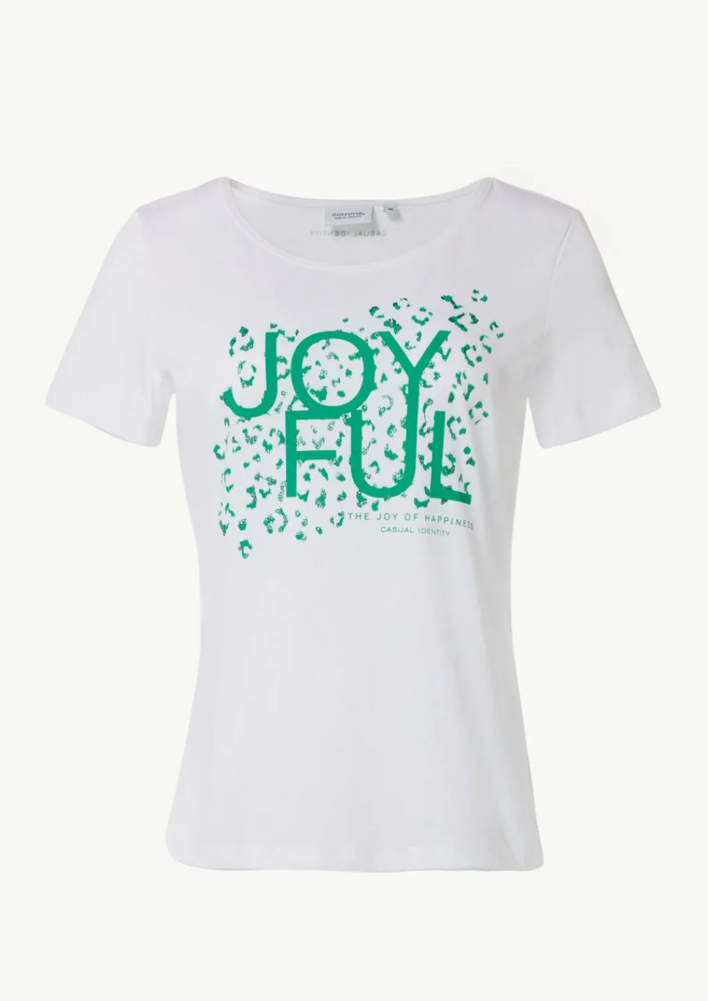 T-Shirt mit Front- und Logoprint-Comma Best